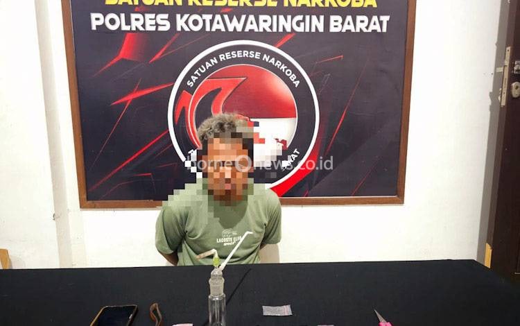 Sembunyikan Sabu di Bawah Sprei Tempat Tidur, Warga Madurejo Ditangkap Polres Kobar