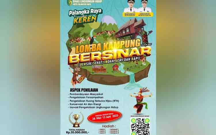Pemko Palangka Raya Gelar Lomba Kampung Bersinar