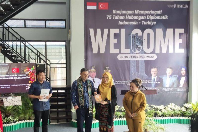 Senator Turki Kunjungi Dispursip Kalteng Bahas Kesetaraan Disabilitas