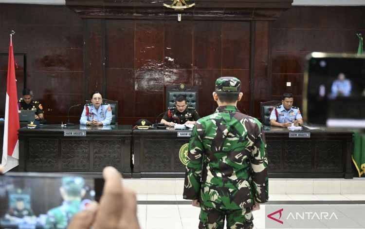 Hakim Vonis Penjara Seumur Hidup Prajurit TNI AL Pembunuh Jurnalis