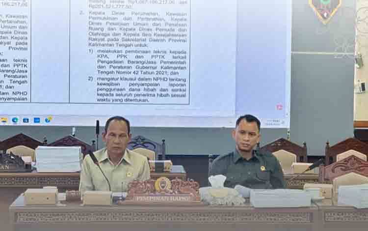 DPRD Kalteng dan Pemprov Bahas Raperda Pertanggungjawaban APBD 2024