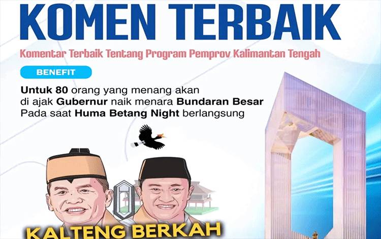 Pemprov Kalteng Gelar Sayembara Komentar Terbaik Dukung Program Pemerintah
