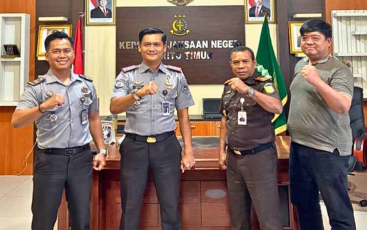 Kepala Rutan Tamiang Layang Jalin Silaturahmi dengan Kejari Barito Timur