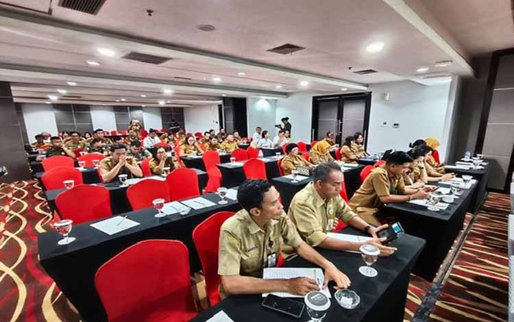 Peserta Bimbingan Teknis Penulisan Berita dan Pengelolaan Media Sosial Pemerintah. (FOTO: FMI/MRO)