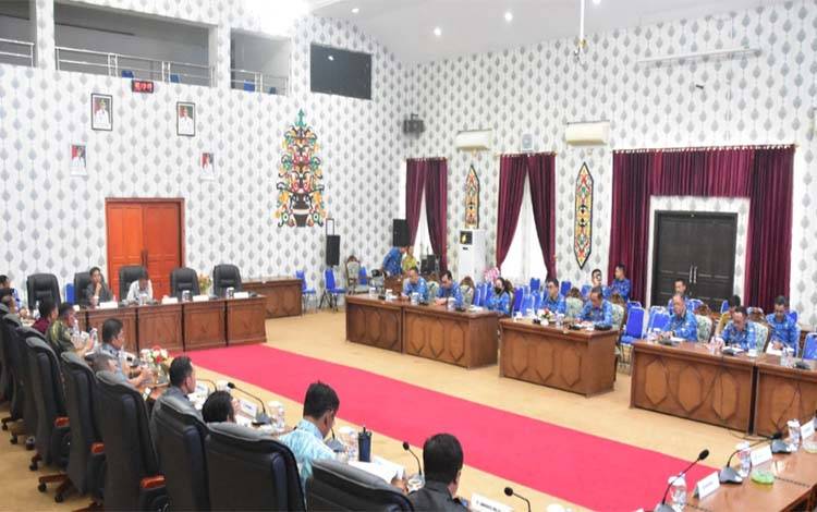 Pemkab-DPRD Katingan Bahas Efisiensi Belanja Daerah Sesuai Inpres