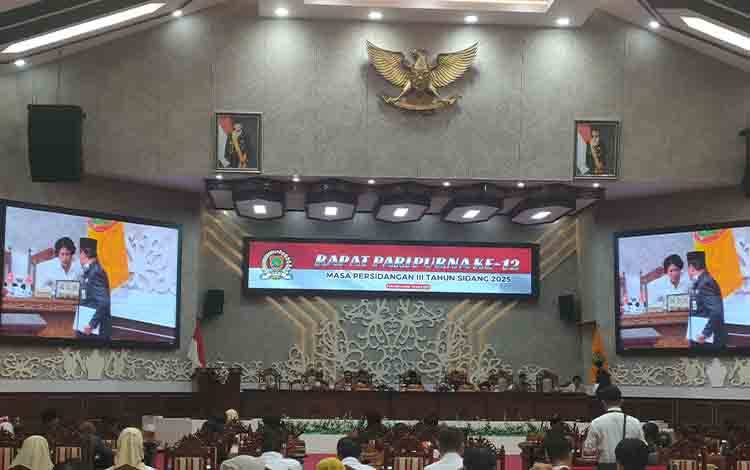 DPRD Kalteng Gelar Paripurna Bahas APBD 2024 dan RPJMD 2025-2029