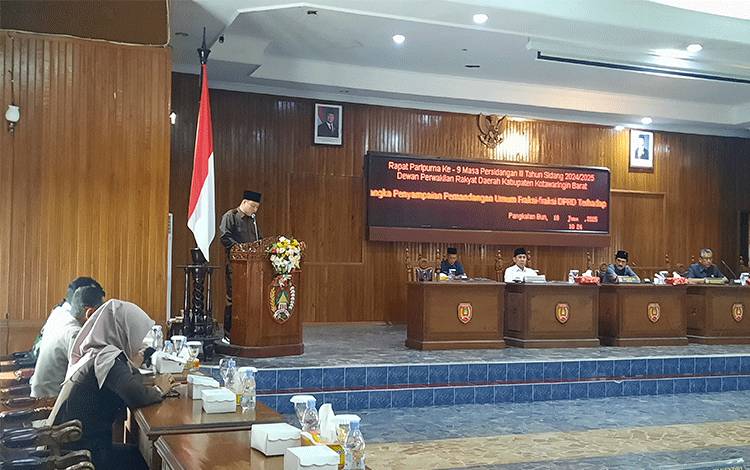 Seluruh Fraksi di DPRD Kobar Setuju Tiga Ranperda Dibahas Lebih Lanjut