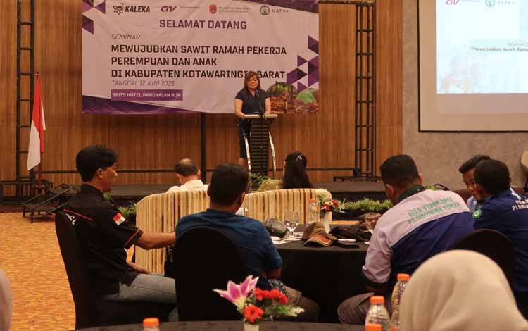 CNV Internasional Dorong Perusahaan Sawit Terapkan Prinsip Ramah Perempuan dan Anak di Kobar