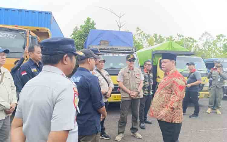 Bupati Kotim Pantau Razia ODOL, Ingatkan Pengusaha Jangan Abaikan Aturan