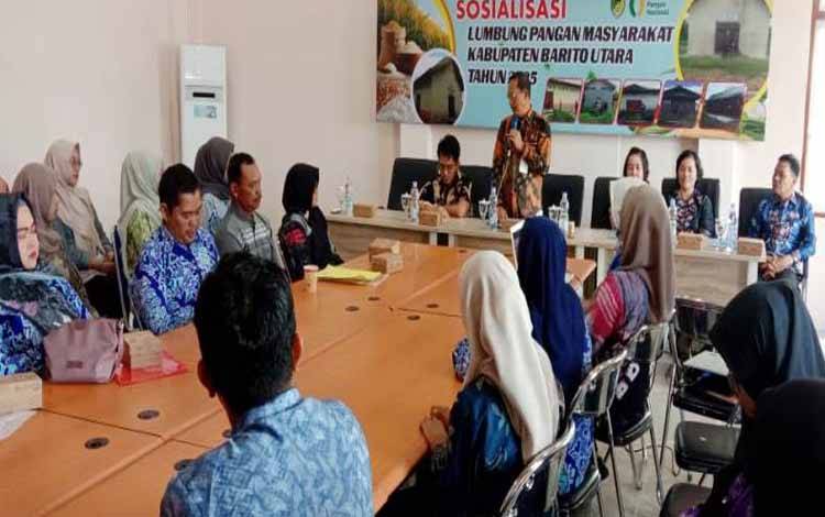DKPP Barito Utara Sosialisasi LPM untuk Dorong Optimalisasi Cadangan Pangan dan Kelembagaan Ekonomi Produktif
