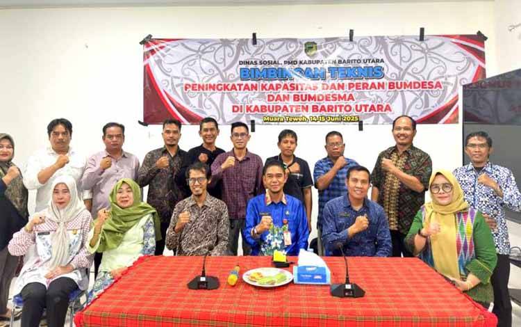 Dinsos PMD Barito Utara Gelar Bimtek Peningkatan Kapasitas BUMDes