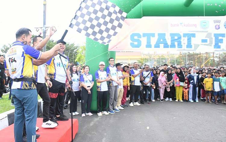 Sambut HUT ke-23 Pulang Pisau, Bupati dan Masyarakat Olahraga Barsama