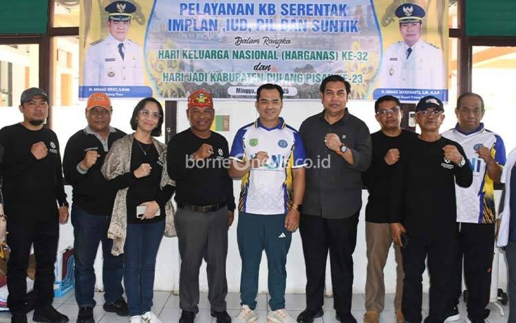 Puskesmas Pulang Pisau Gelar Layanan KB, Sambut Kedatangan Rombongan Harganas 2025