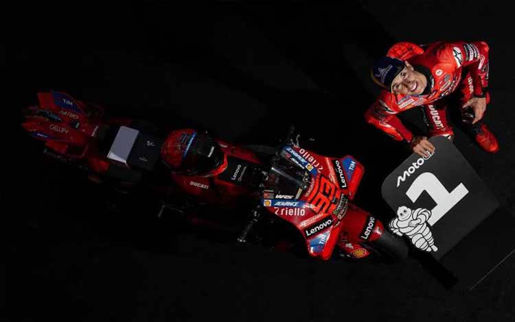 Marc Marquez Finis Pertama di MotoGP Italia 2025