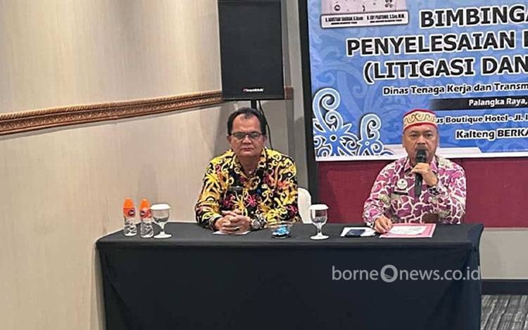 Disnakertrans Kalteng Bekali HRD Perusahaan Atasi Perselisihan Hubungan Industrial