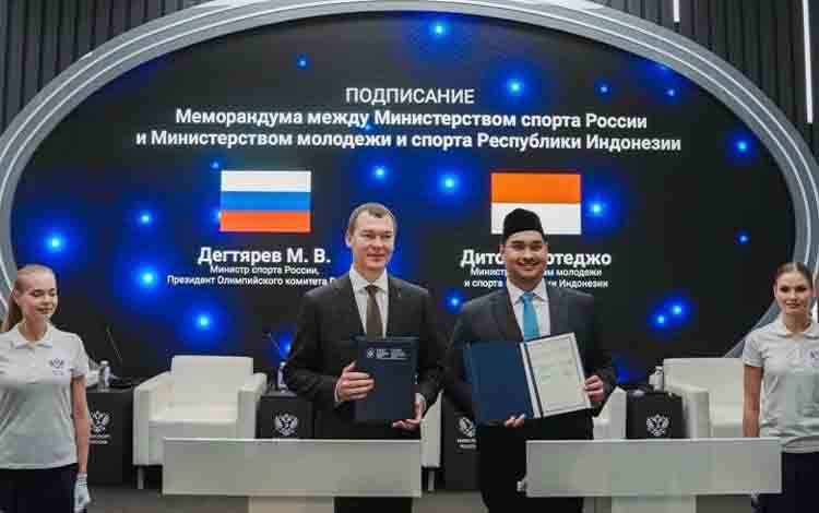 Indonesia dan Rusia Perkuat Kerja Sama Strategis di Bidang Olahraga