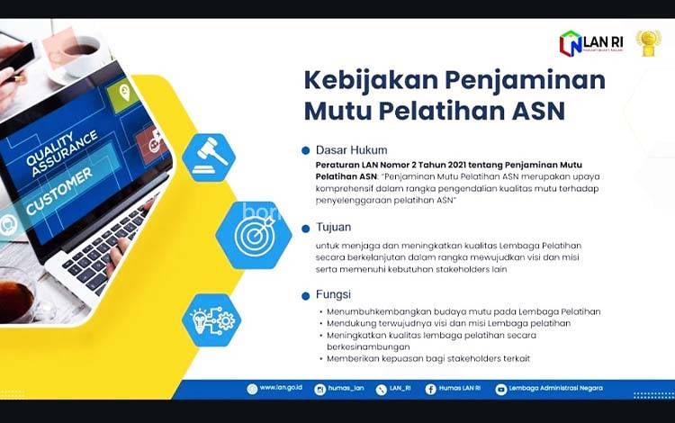 BPSDM Kalteng Dorong ASN Berkualitas Lewat Akreditasi PKP