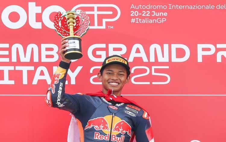 Veda Ega Tatap FIM Junior GP Prancis dengan Penuh Percaya Diri