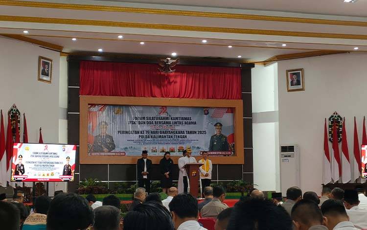 Polda Kalteng Gelar Doa Bersama Lintas Agama Peringati HUT Bhayangkara ke-79