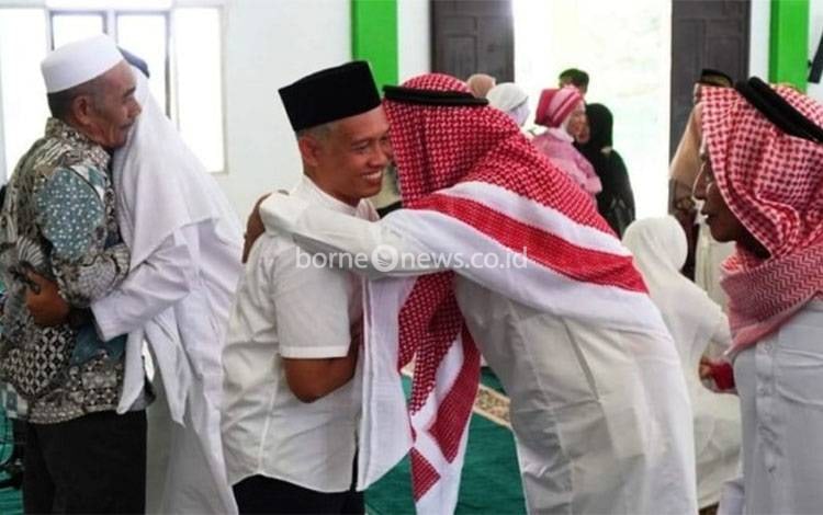 Sekda Lamandau Sampaikan ini saat Sambut Kepulangan Jemaah Haji