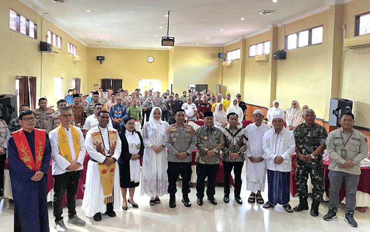 Polres Kotim Gelar Doa Bersama Lintas Agama, Gambar Kebhinnekaan di Momen HUT ke-79 Bhayangkara