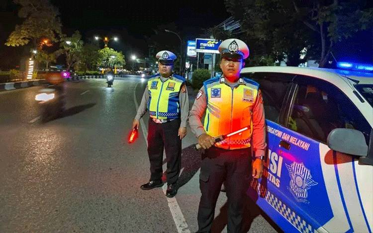 Tekan Aksi Balap Liar, Satlantas Polres Kapuas Makin Gencar Patroli Malam