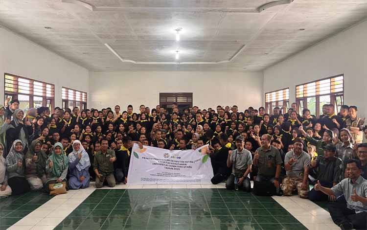 Mahasiswa dan Dosen USU Bersinergi di KHDTK Pondok Buluh, Dorong Konservasi dan Ketahanan Pangan