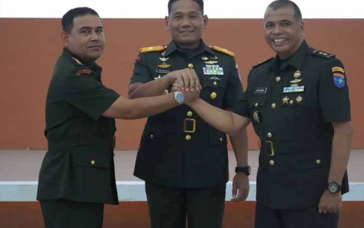 Korem 102 Panju Panjung Gelar Sertijab Kasi Ter Kasrem