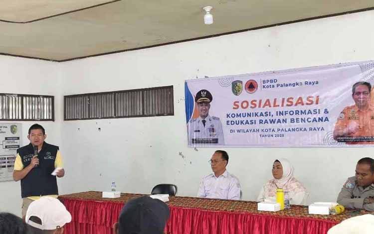 BPBD Palangka Raya Sosialisasikan Kesiapsiagaan Bencana di Kelurahan Panarung