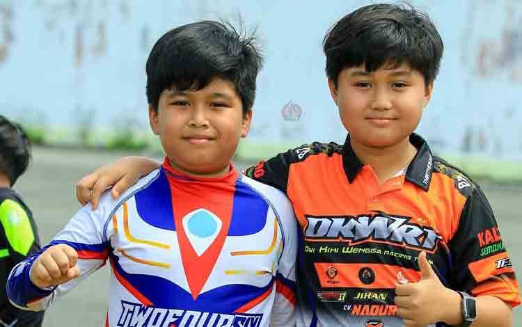 Dua Pembalap Cilik Asal Sampit Berlaga di Kejurnas Motoprix 2025