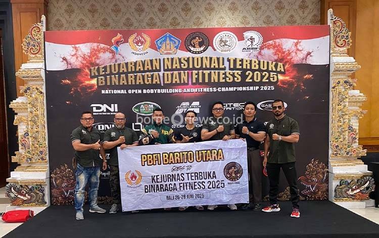 Perdana di Kejurnas, Atlet Kalteng Raih Juara 5 di Ajang Binaraga Nasional