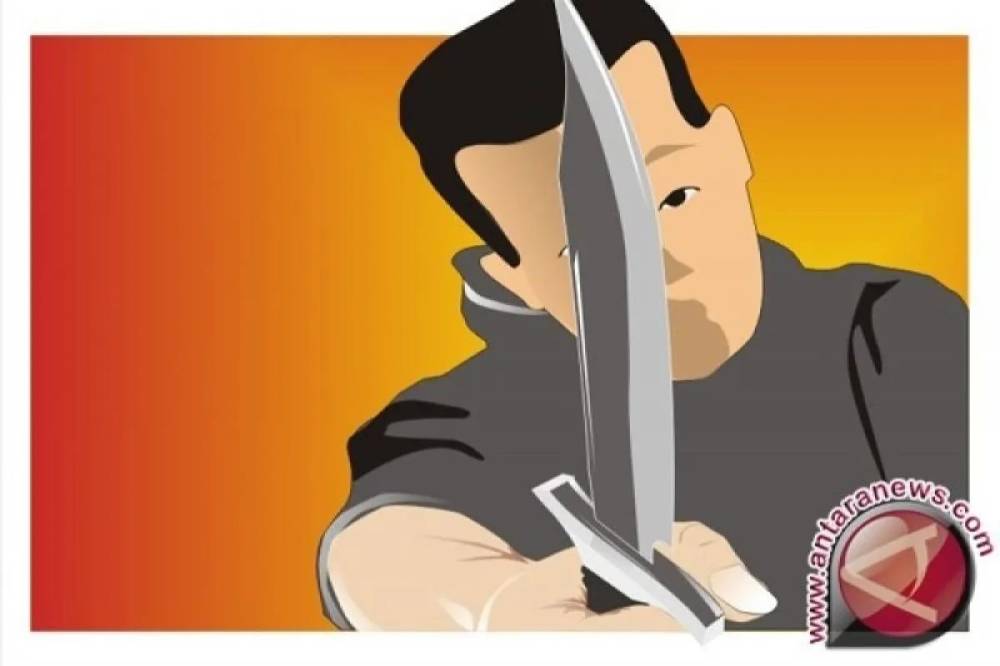 Ribut Bawa Sajam, Pria Asal Tasikmalaya Digelandang ke Mapolres Kapuas