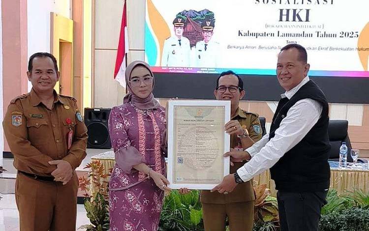 Kemenkum Sosialisasi Kekayaan Intelektual di Lamandau