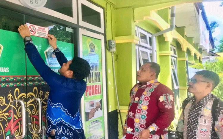 Kantor Instansi Kepemerintahan di Kapuas Mulai Terapkan Kawasan Tanpa Rokok