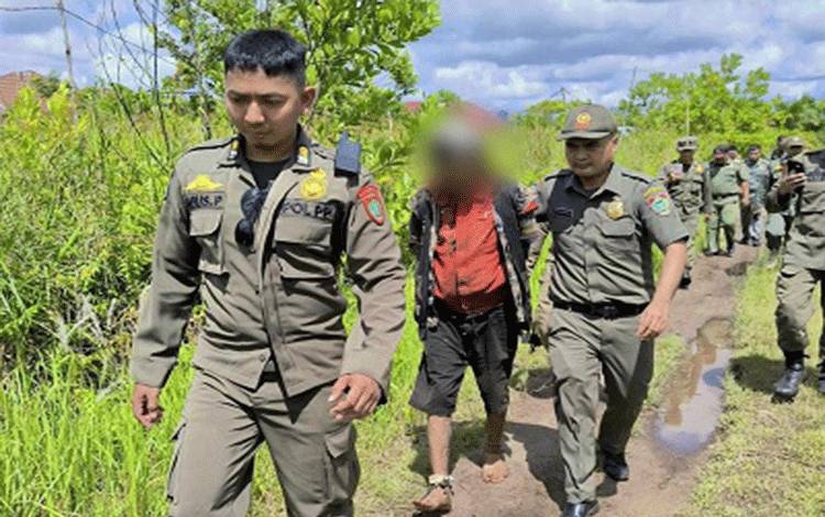 Satpol PP Kalteng Amankan Remaja Mabuk Lem di Palangka Raya