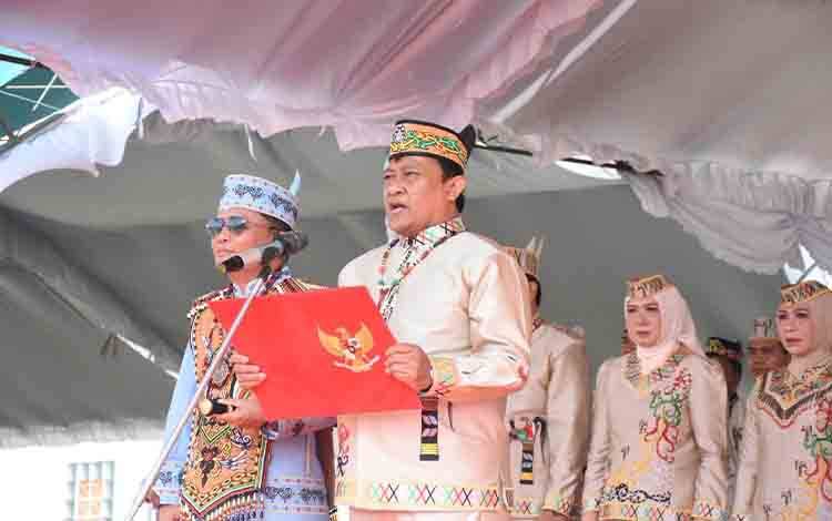 Gubernur Tekankan Pembangunan Merata saat Peringatan HUT Pulang Pisau