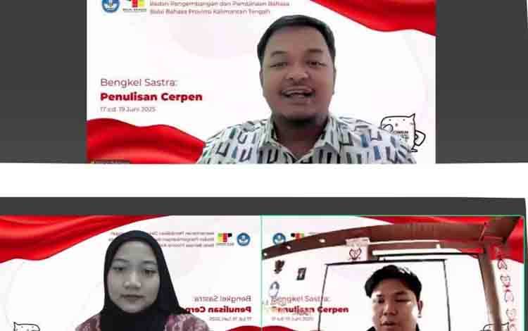 Balai Bahasa Kalteng Gelar Bengkel Sastra Penulisan Cerpen Secara Daring