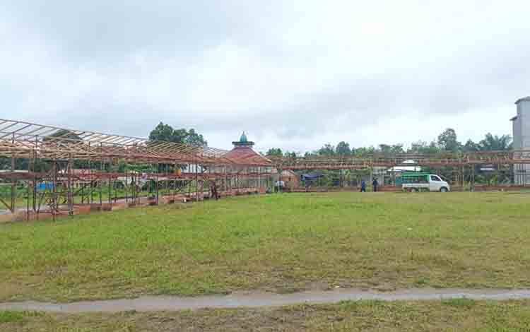Pemkab Seruyan Bangun Pasar Rakyat di Arena MTQ Desa Telaga Pulang
