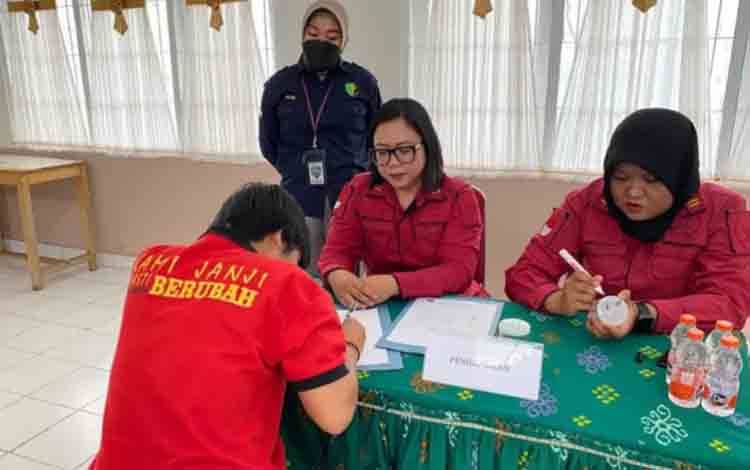 Lapas Perempuan Palangka Raya Tes Urine Seluruh WBP, Ini Hasilnya