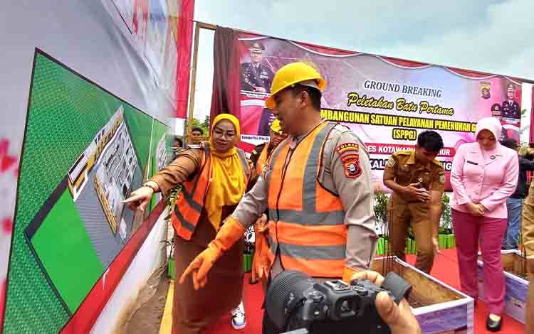 Wabup Dukung Pembangunan SPPG Polres Kotim
