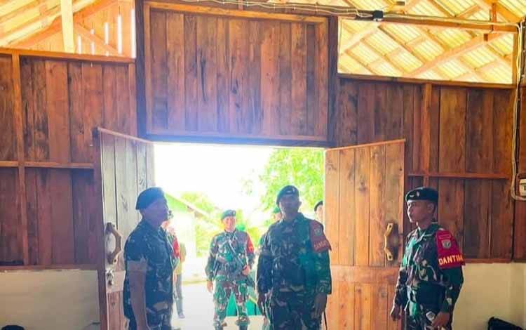 Danrem Panju Panjung Resmikan Barak Komando 87 Yonif 631 Antang