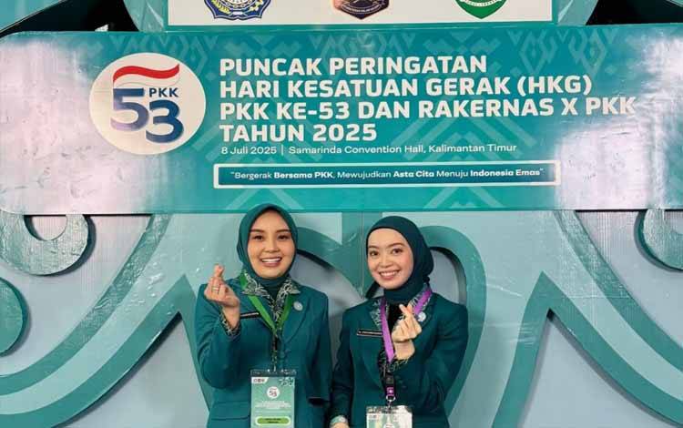 Ketua TP PKK Palangka Raya Hadiri Puncak Peringatan HGK PKK ke - 53 di Samarinda
