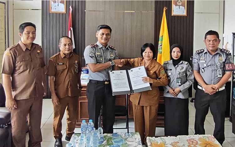 Rutan Tamiang Layang dan Badan Kesbangpol Teken MoU untuk Perkuat Pembinaan WBP dan Pegawai