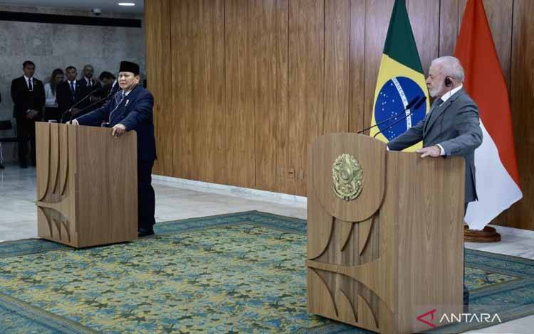Presiden Prabowo, Presiden Lula Dukung Palestina Anggota Penuh PBB