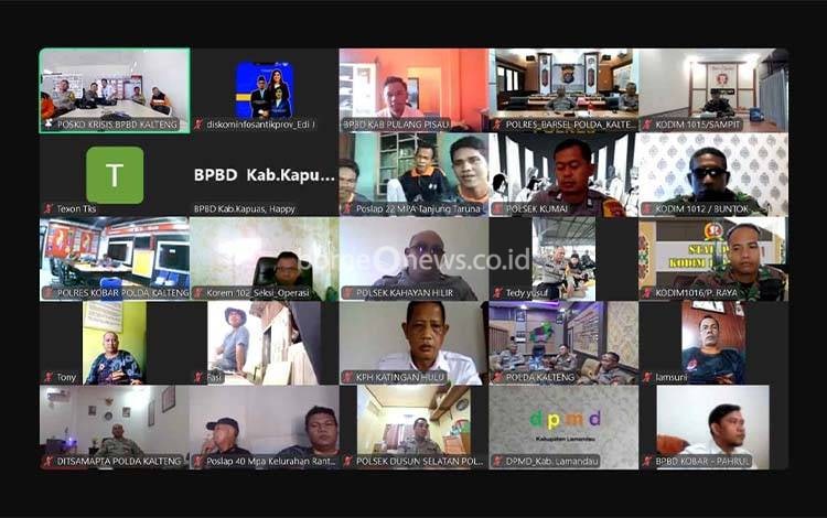 BPB-PK Kalteng Evaluasi Satgas Karhutla, Siapkan Aktivasi Pos Lapangan Tahap II