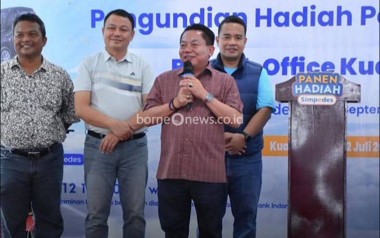 Bupati Kapuas Hadiri Kegiatan Panen Hadiah Simpedes BRI