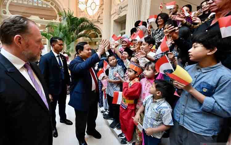 Prabowo Tiba di Brussel Bertemu Presiden Komisi Eropa dan Raja Belgia