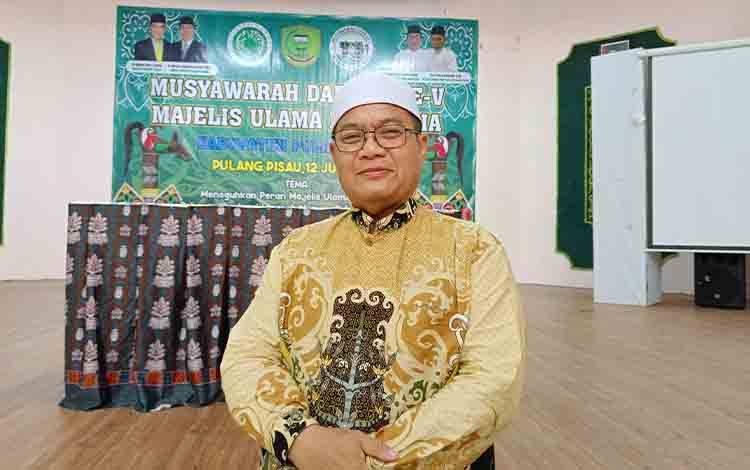 Mantan Ketua MUI Pulang Pisau Sarankan Ketua Terpilih Jalin Koordinasi dengan Pemkab