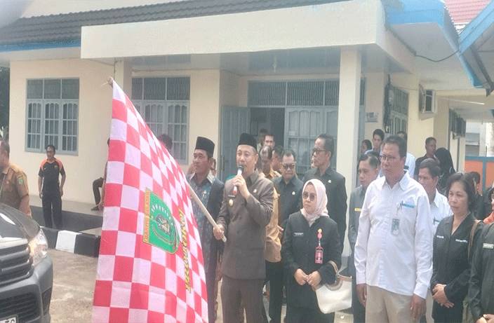 Pemkab Barito Selatan Salurkan 102.840 Kilogram Cadangan Beras Pemerintah
