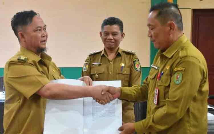 Christian Rain Ditunjuk sebagai Pelaksana Harian Sekda Katingan